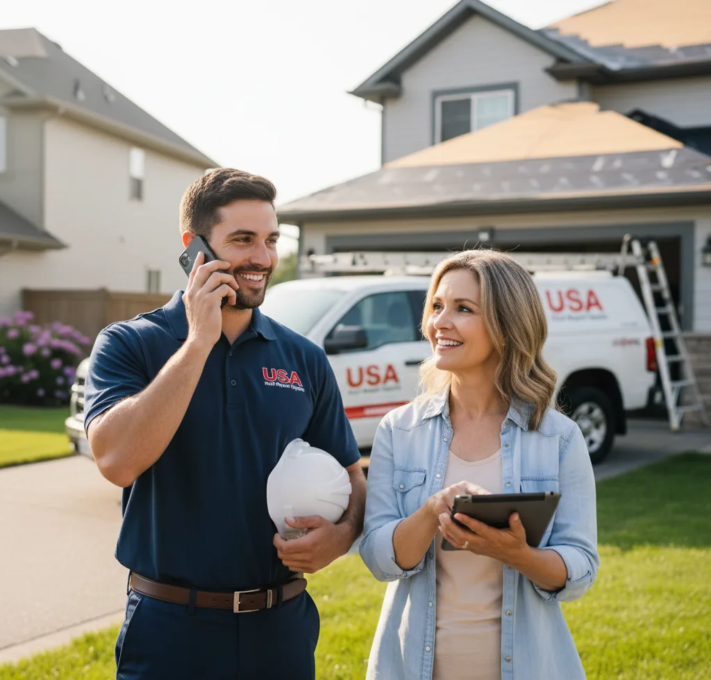 USA Roof Repair Experts customer support in Lockney
